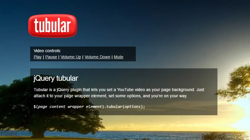 You Tube Video Background